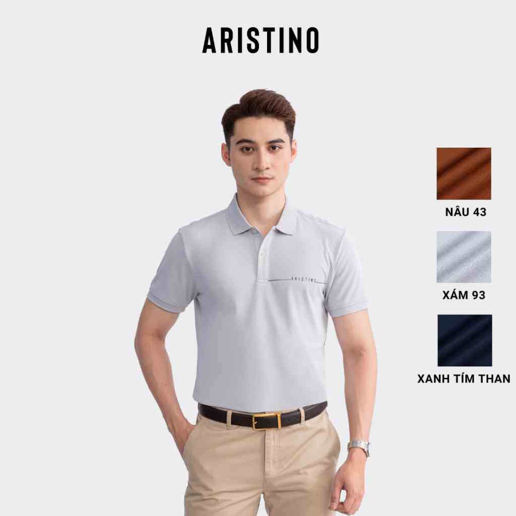 Áo polo ngắn tay ARISTINO phom dáng Regular fit suông nhẹ, chất liệu kháng khuẩn, thoáng mát vượt trội - APS069S3