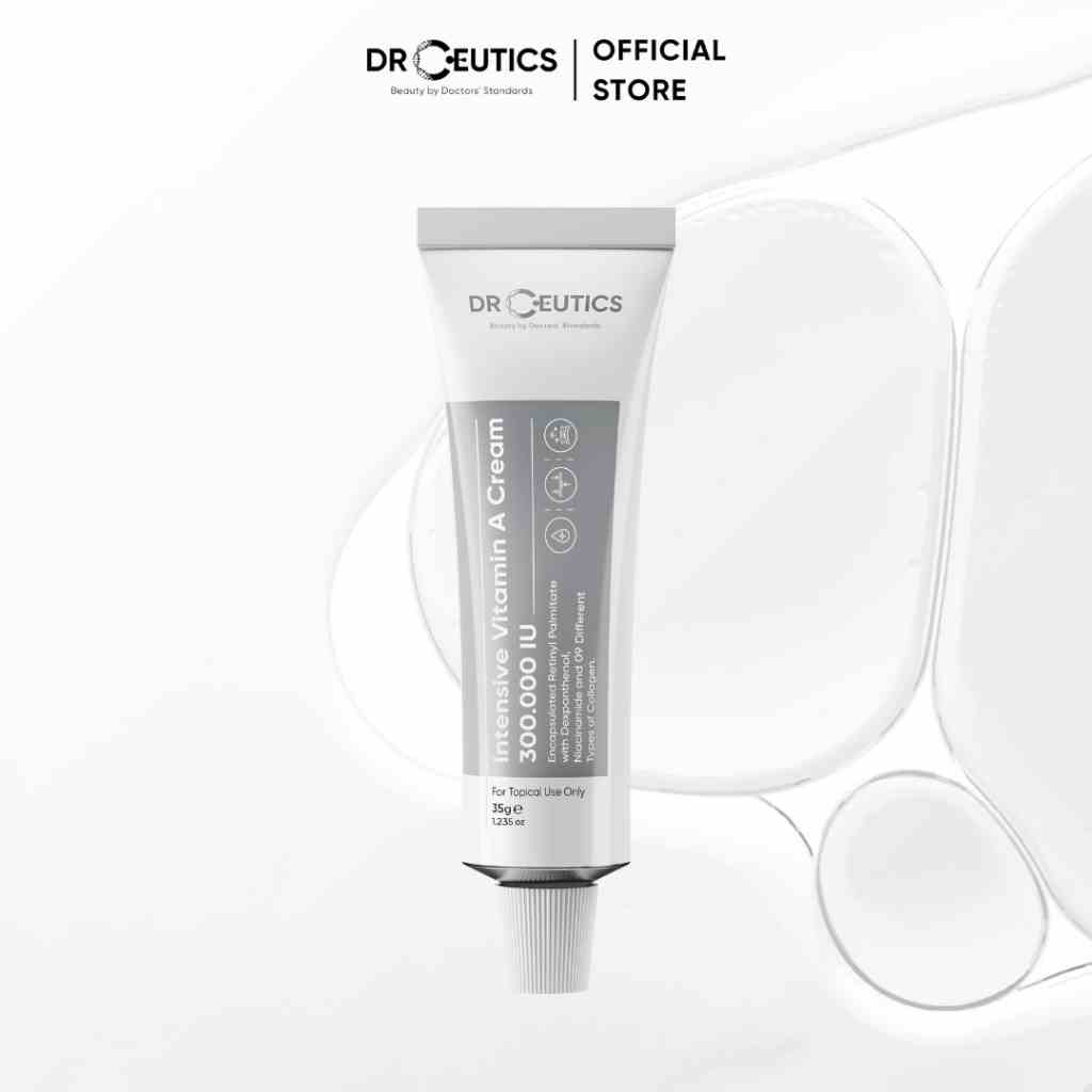 DRCEUTICS Kem Dưỡng Trẻ Hóa và Căng Mịn Da Chứa Vitamin A Intensive Cream 300.000 IU (35 g)