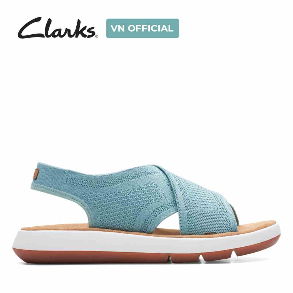 [Mã BMLTA35 giảm đến 35K đơn 99K] Giày sandals vải nữ CLARKS Jemsa Dash màu Turquoise Knit