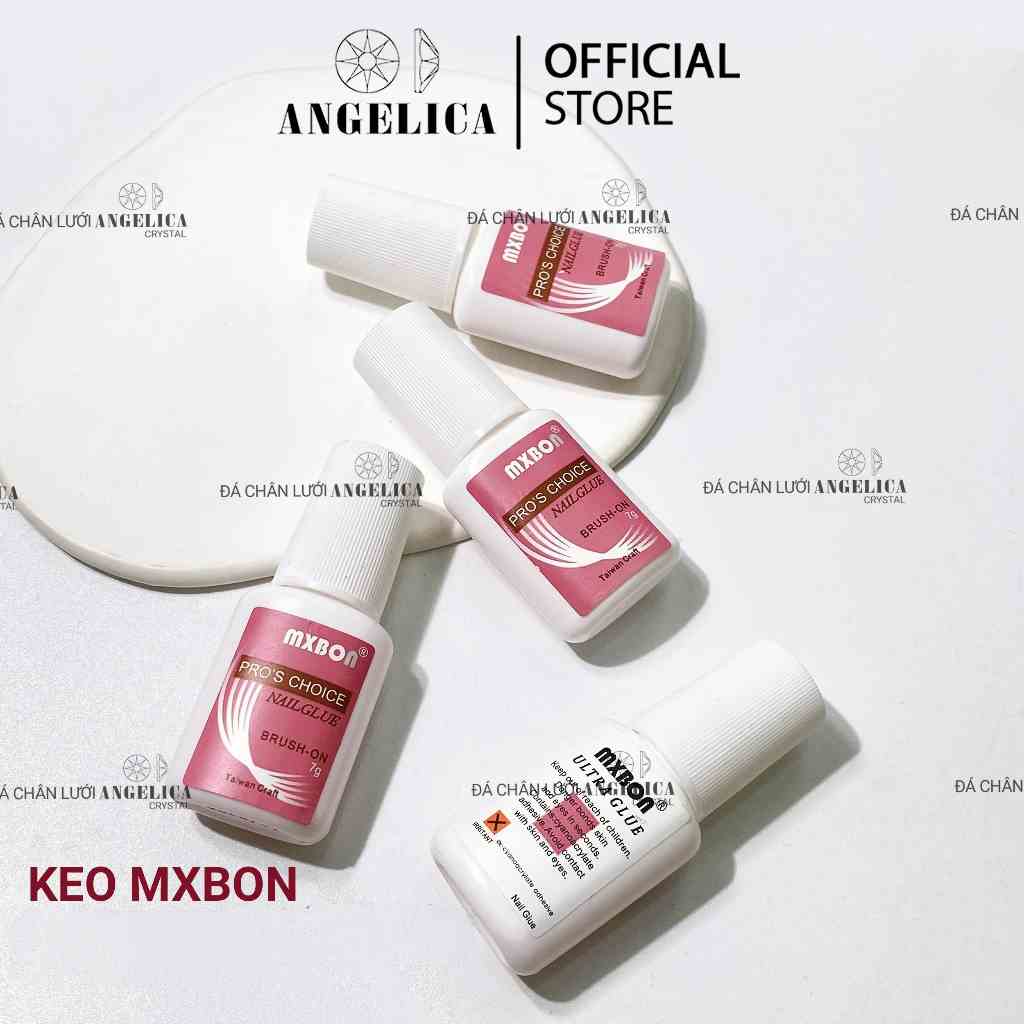 Keo đính đá nails mxbon hồng gắn móng dán nail chính hãng ANGELICA KMXBH