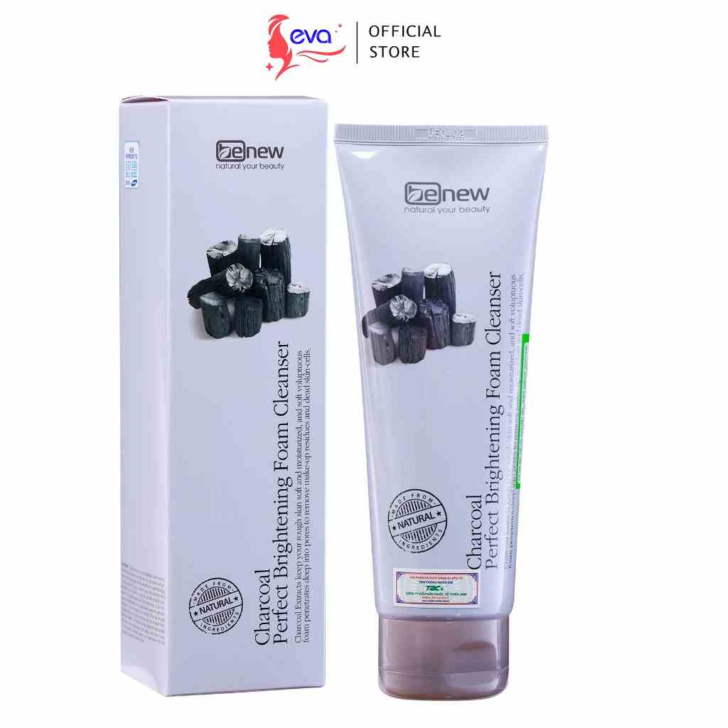 [Mã ICBFRI15 giảm 10% đơn 0đ] Sữa rửa mặt Thải độc Than hoạt tính Benew Charcoal Brightening 160ml