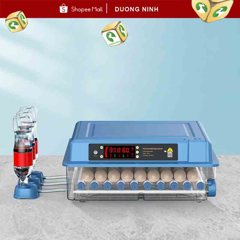 Máy ấp trứng mini thông minh Dương Ninh tích điện sử dụng 220v & 12v MAT08