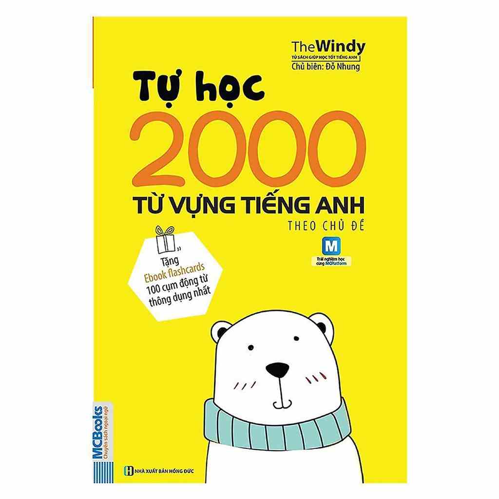 Sách - Tự Học 2000 Từ Vựng Tiếng Anh Theo Chủ Đề Phiên Bản Khổ Nhỏ - Học Kèm App Online