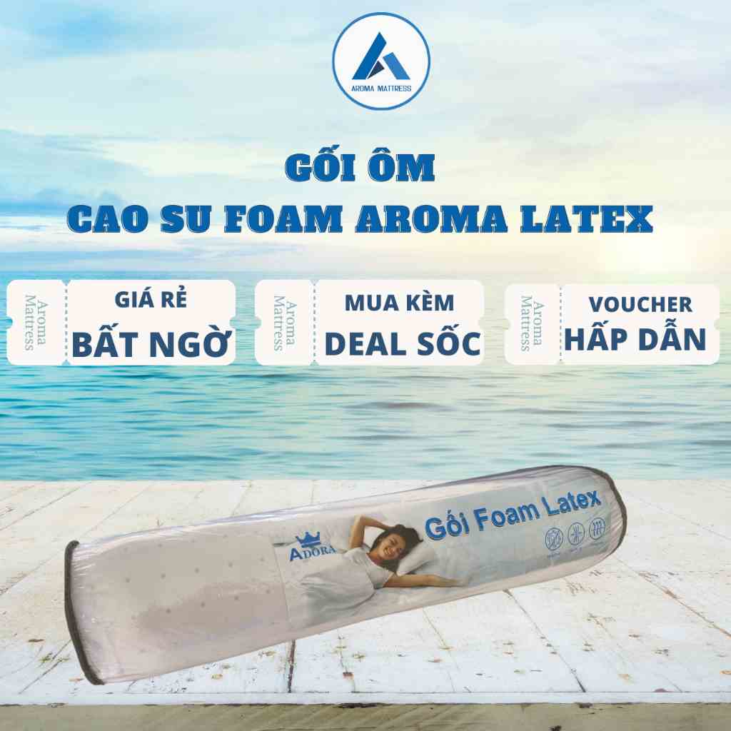 [Mã BMLTA35 giảm đến 35K đơn 99K] Gối Ôm Foam Aroma 20x100cm