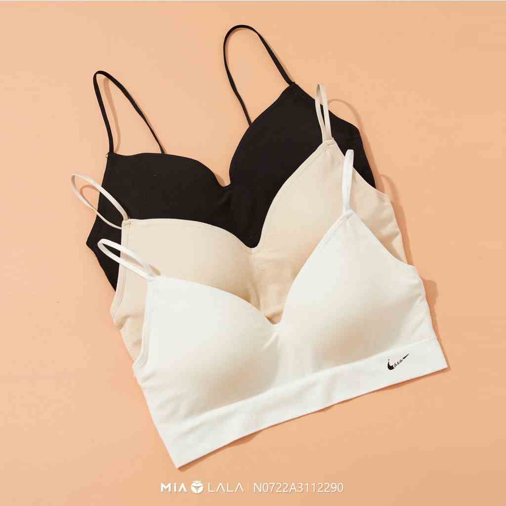 Áo ngực Bralette cotton không gọng đệm mỏng 0.7cm MIALALA 2290 FA02082290