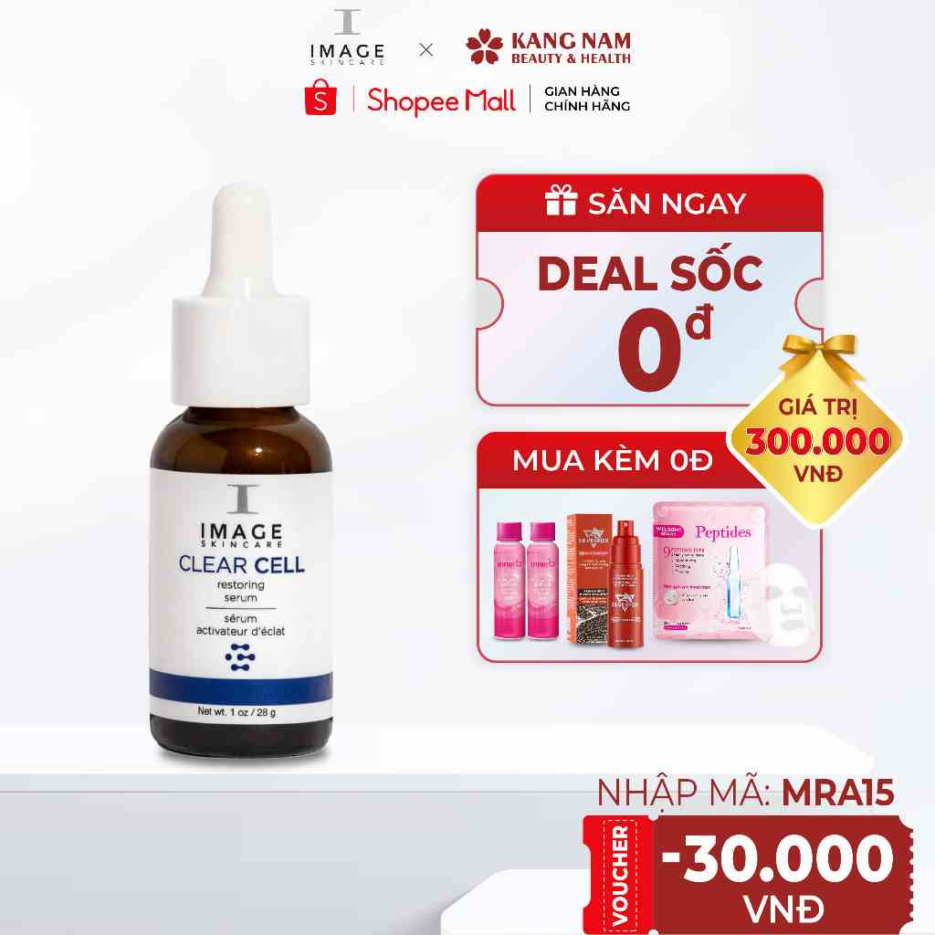 Serum kiểm soát nhờn và kháng khuẩn Image Clear Cell Restoring Serum Oil Free 28g