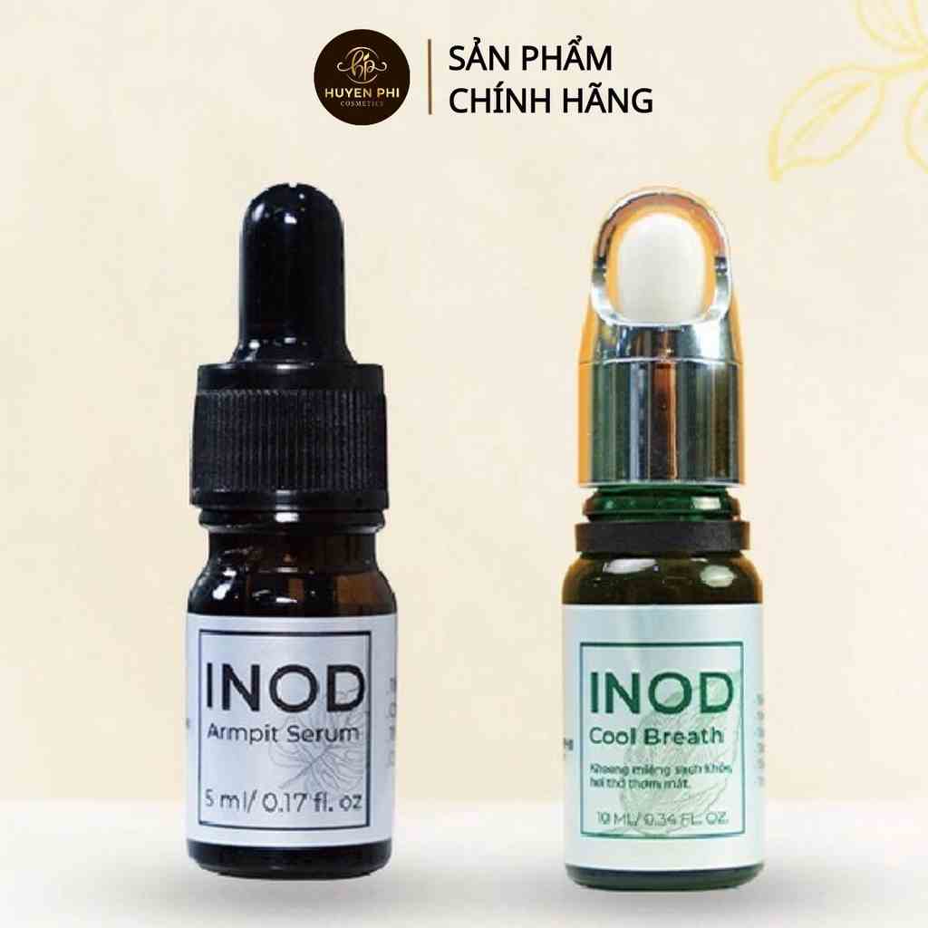 Combo 2 chai serum hôi nách, hôi chân, hôi miệng INOD Huyền Phi