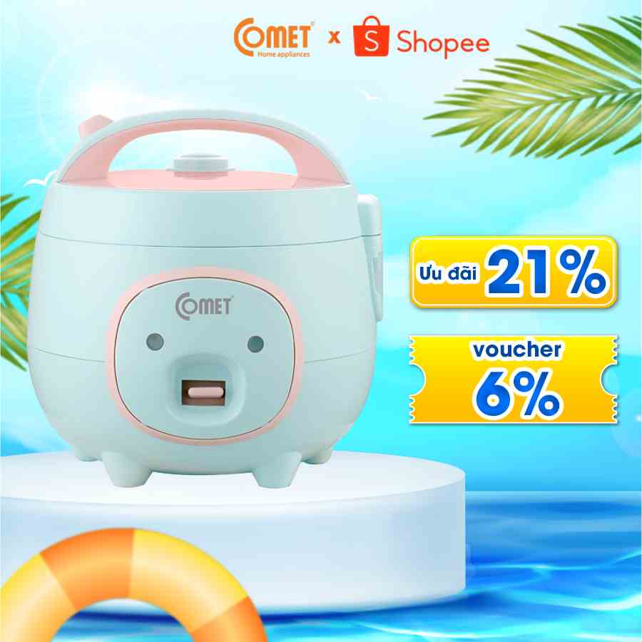 Nồi cơm điện mini nắp gài COMET CM8006