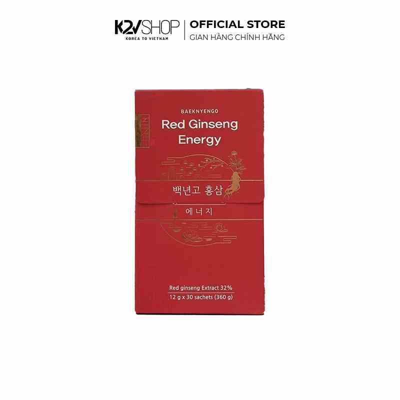 Tinh Chất Hồng Sâm Năng Lượng Red Ginseng Energy 30 Gói x12g  - K2V Shop