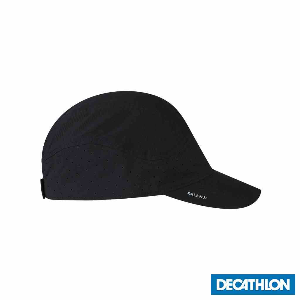 Nón mũ lưỡi trai DECATHLON cho chạy bộ màu đen mã 8736629