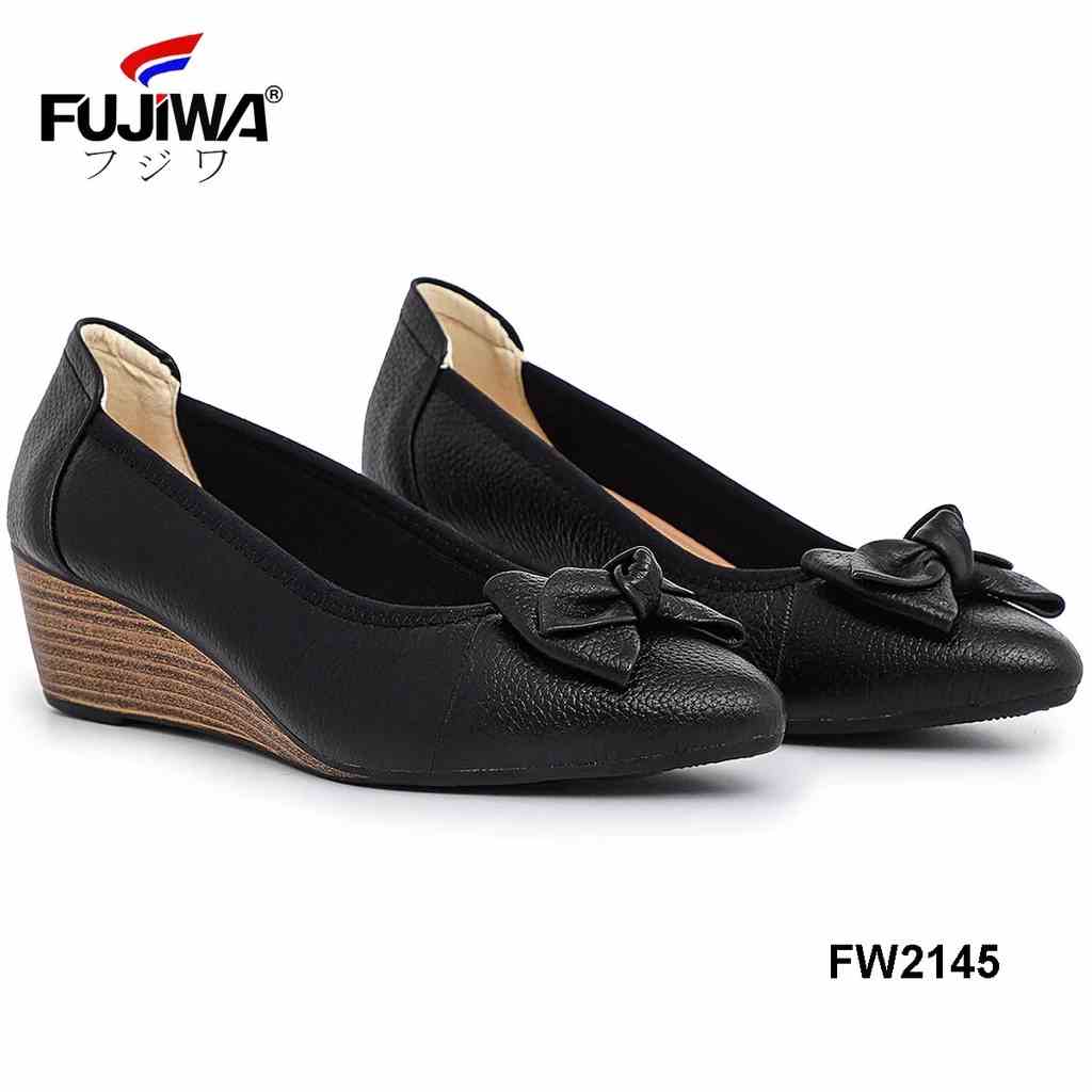 Giày Nữ Da Bò FUJIWA - FW2145. Da Thật Cao Cấp. Có Lớp Hút Mồ Hôi - Thông Thoáng. Cao 5 Cm. Size: 35, 36, 37, 38, 39, 40