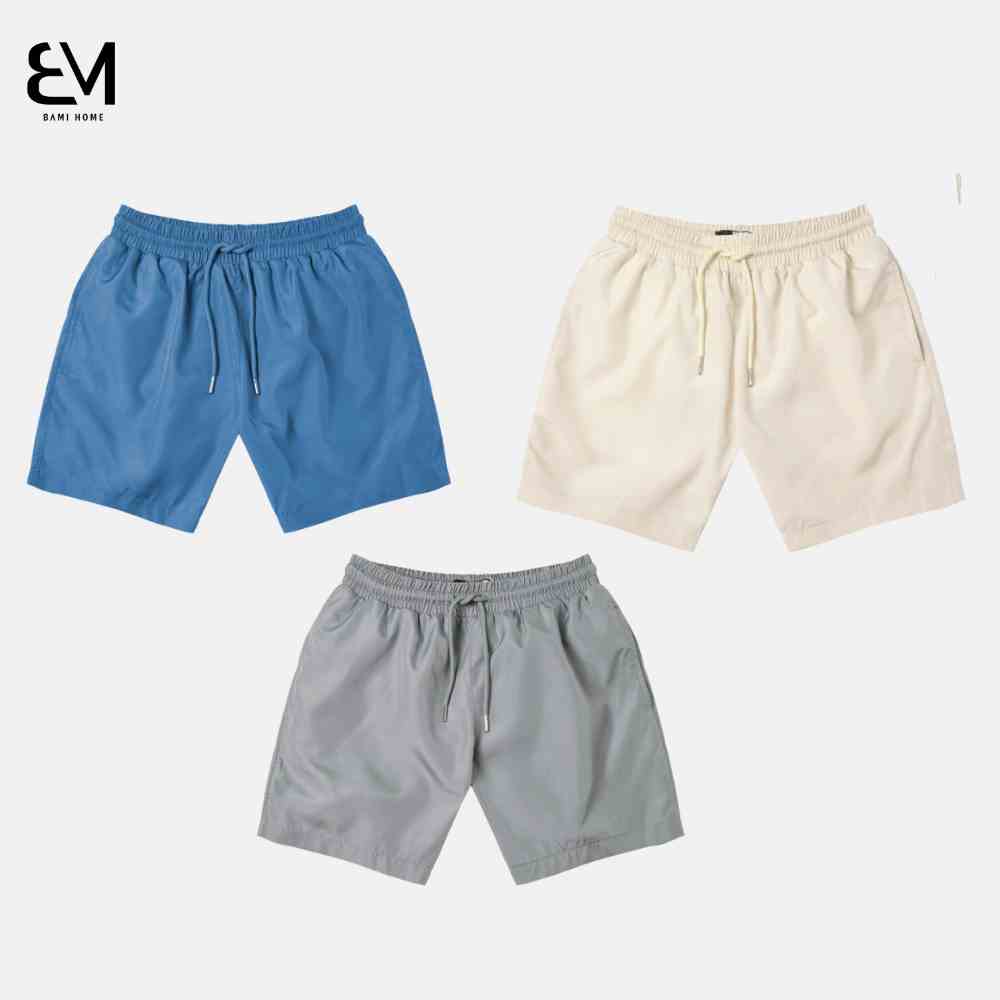 Quần short nam cao cấp BAMIHOME chất Polyester mềm mại thoải mái và nhanh khô QB03