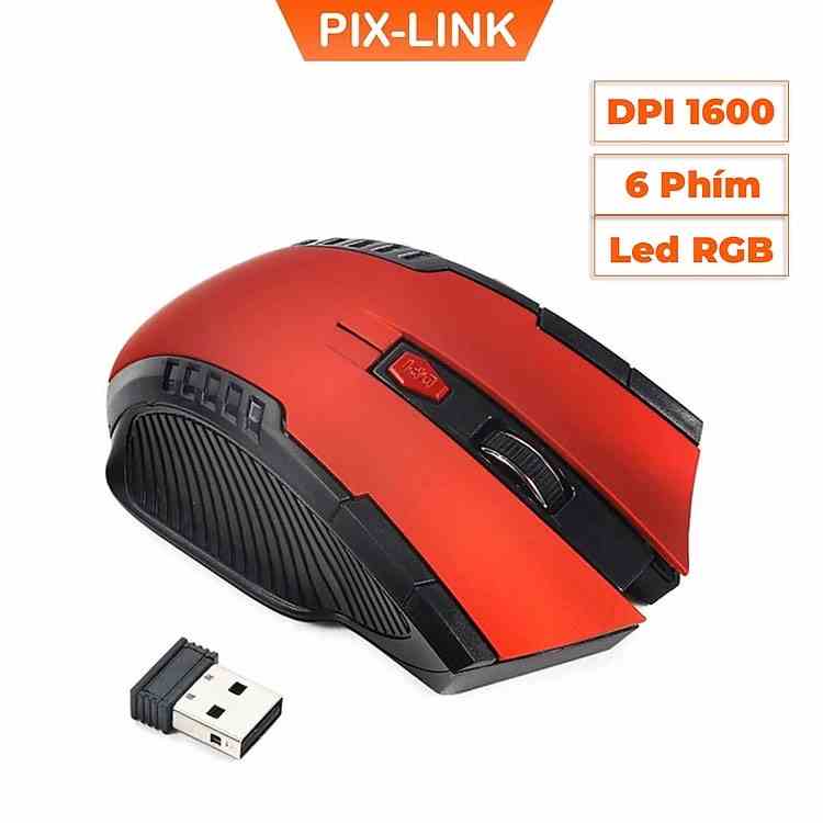 [Mã BMLTB200 giảm đến 100K đơn 499K] Chuột không dây PIX-LINK P882 Wireless 2.4G - Hàng chính hãng