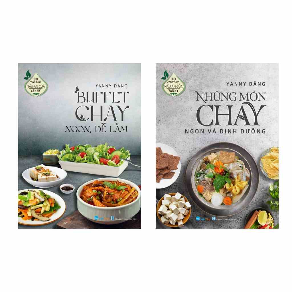 Sách - Combo 2 Quyển Những Món Chay Ngon Và Dinh Dưỡng - Buffet Chay Ngon Dễ Làm ( Bìa Mềm )