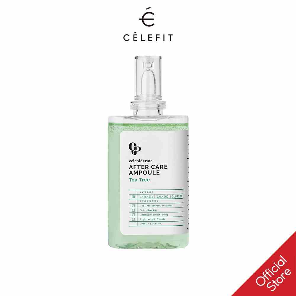 [Mã BMTTC60K giảm đến 60K đơn 50K] Tinh chất dưỡng da CÉLEPIDERME AFTER CARE AMPOULE TEA TREE 100ml