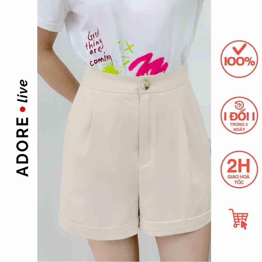 Quần Shorts casual style tuytsy lơ vê gấu 4 màu 323SO1015 ADORE DRESS