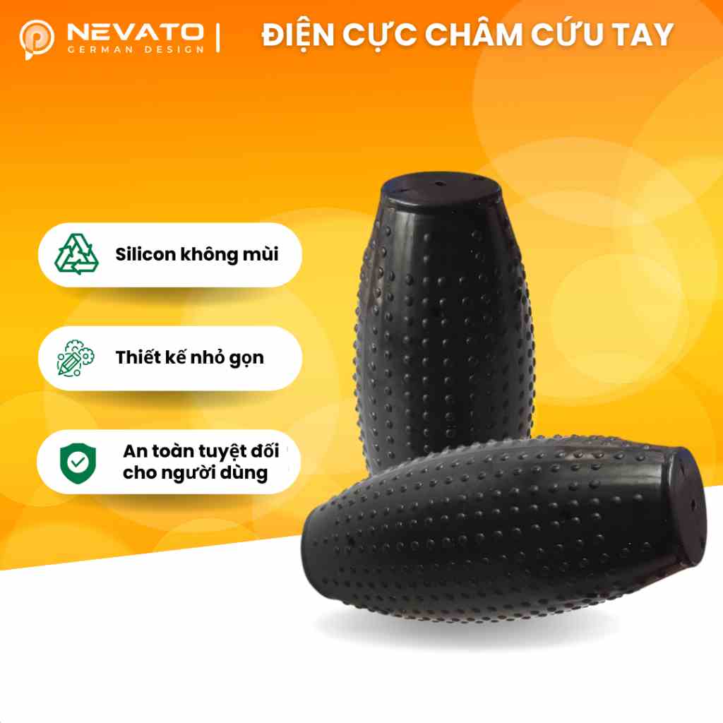 Điện Cực Châm Cứu Tay Kết Hợp Cùng Máy Massage Châm Cứu Chân Và Toàn Thân Bằng Xung Điện Nevato NVE1310