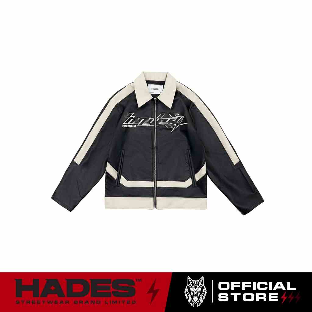 ÁO KHOÁC DA TAY DÀI UNISEX DOMINATOR LEATHER JACKET - HADES BRAND CHÍNH HÃNG