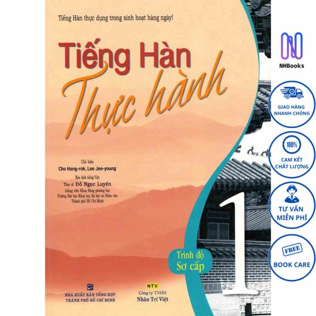 Sách - Tiếng Hàn Thực Hành (Tập 1) - Trình Độ Sơ Cấp (Kèm CD) - NHBOOK