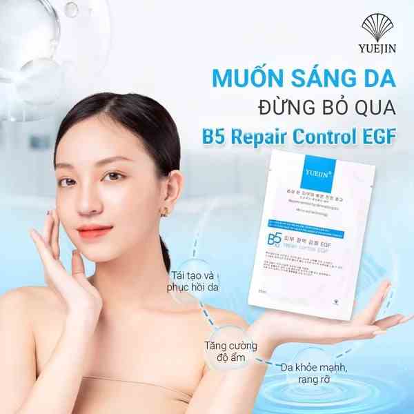 (NEW) Mặt Nạ Cấp ẩm Phục Hồi Da Yuejin B5 Repair Control EGF 25ml