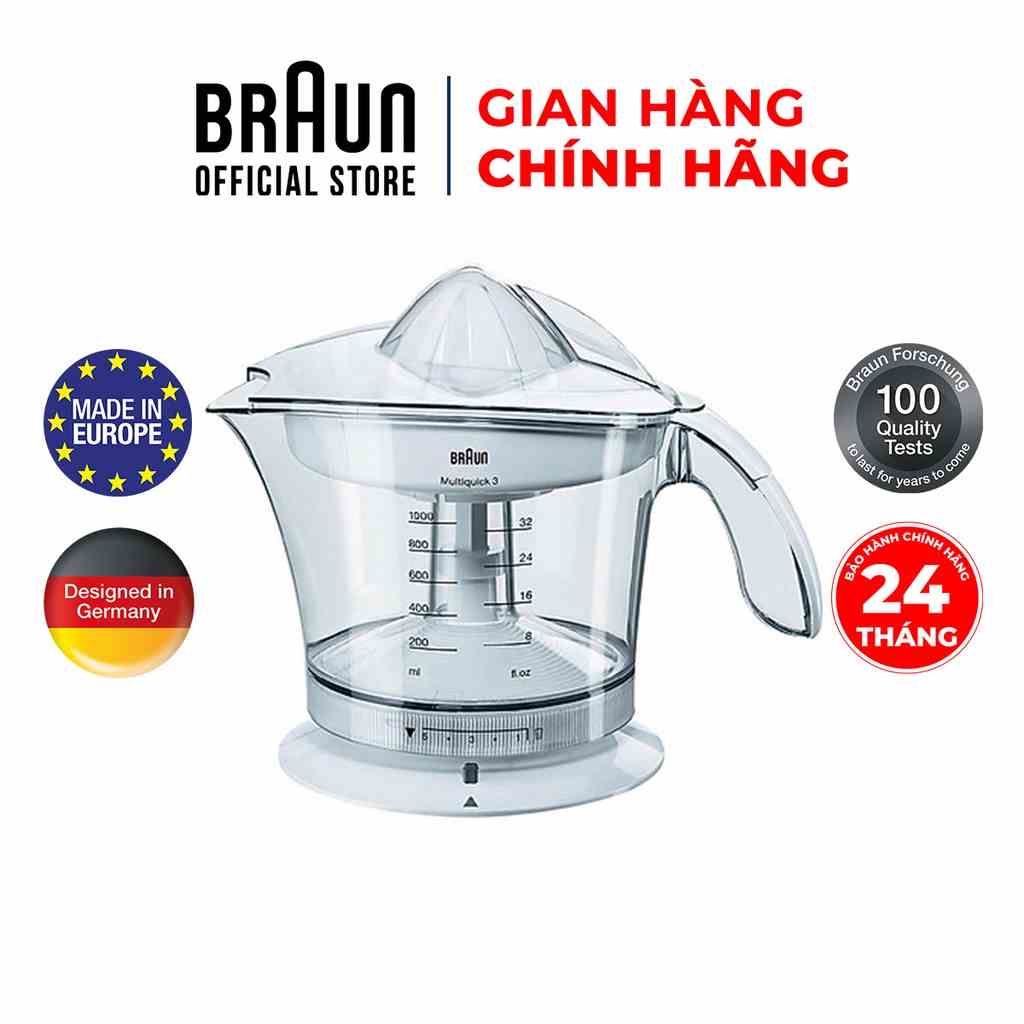 Máy ép vắt cam Braun MPZ9 Sản xuất 100% tại Châu Âu Công suất 20W-Dung tích 1000ml, lấy nước ép tối đa.