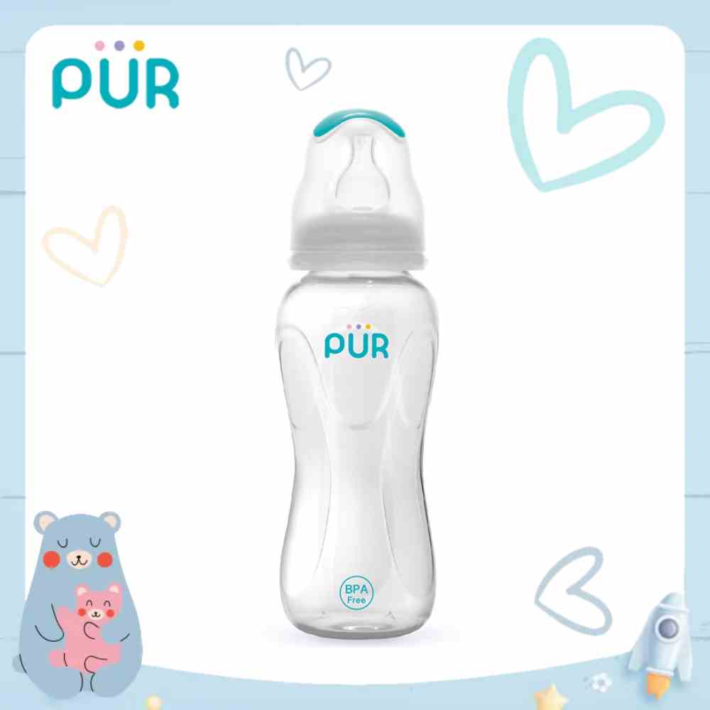 [Mã BMLTB35 giảm đến 35K đơn 99K] Bình sữa cổ thường Pur Advanced 250ml