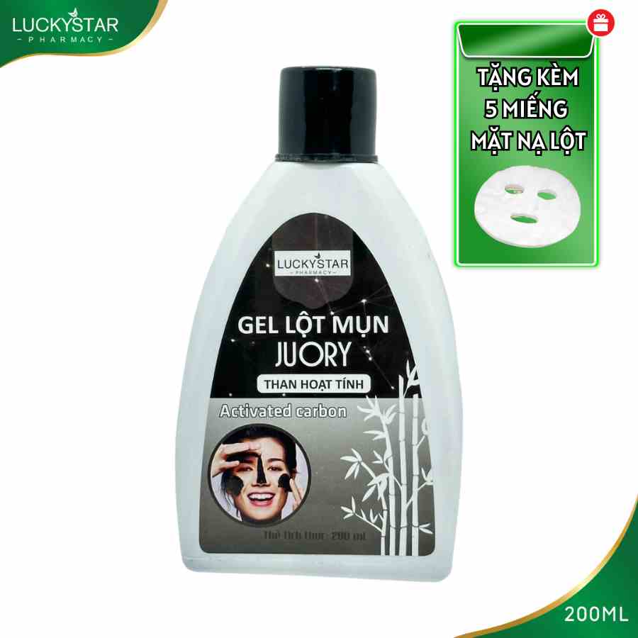 [Mã BMLTA35 giảm đến 35K đơn 99K] Gel Lột Mụn Lucky Star Than Hoạt Tính 60ml/200ml