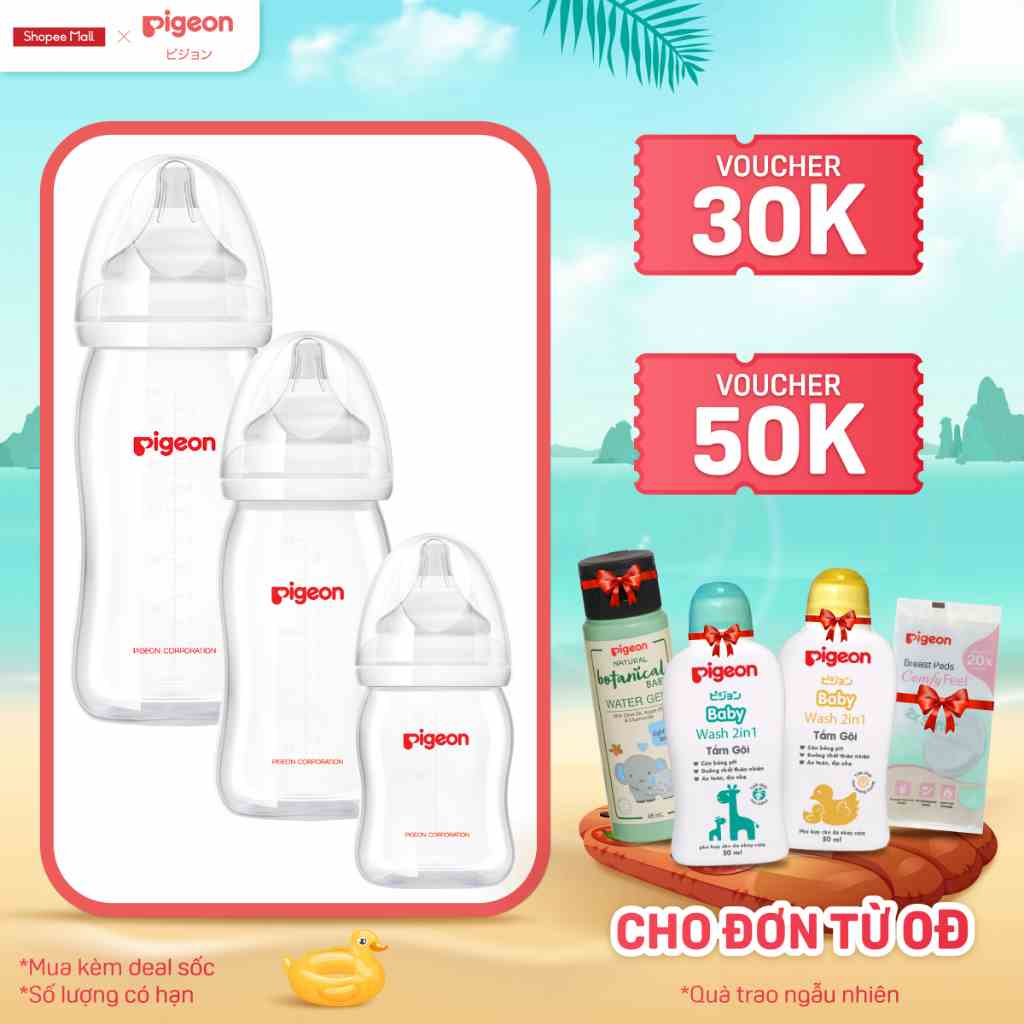 Bình Sữa PP Plus Pigeon 160ml/ 240ml/ 330ml