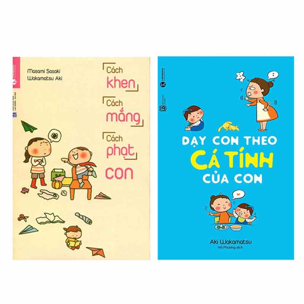 [Mã BMLTB200 giảm đến 100K đơn 499K] Sách - Combo Cách Khen, Cách Mắng, Cách Phạt Con và Dạy Con Theo Cá Tính Của Con