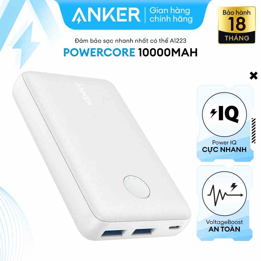 Pin sạc dự phòng ANKER PowerCore Select 10000mAh - A1223