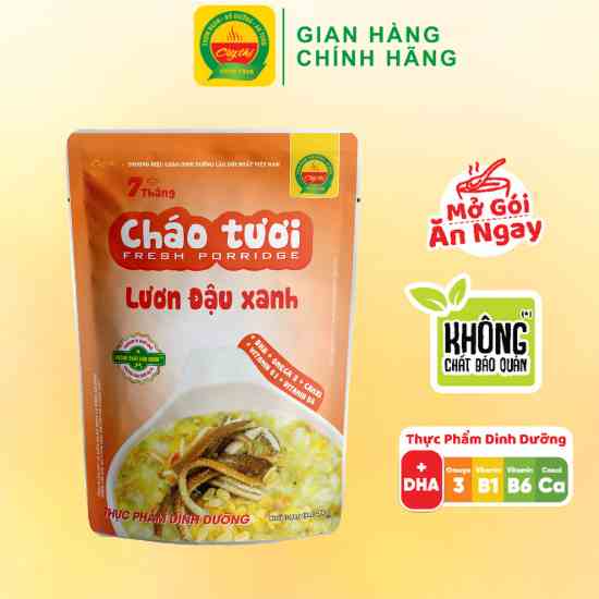 Cháo tươi Lươn đậu xanh - Mở gói ăn ngay