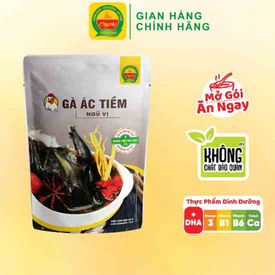 Gà Ác Tiềm Ngũ Vị Cây Thị - Mở gói ăn ngay 380G