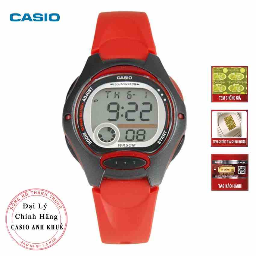 Đồng Hồ Nữ Casio LW-200-4AVDF Dây Nhựa Pin 10 Năm