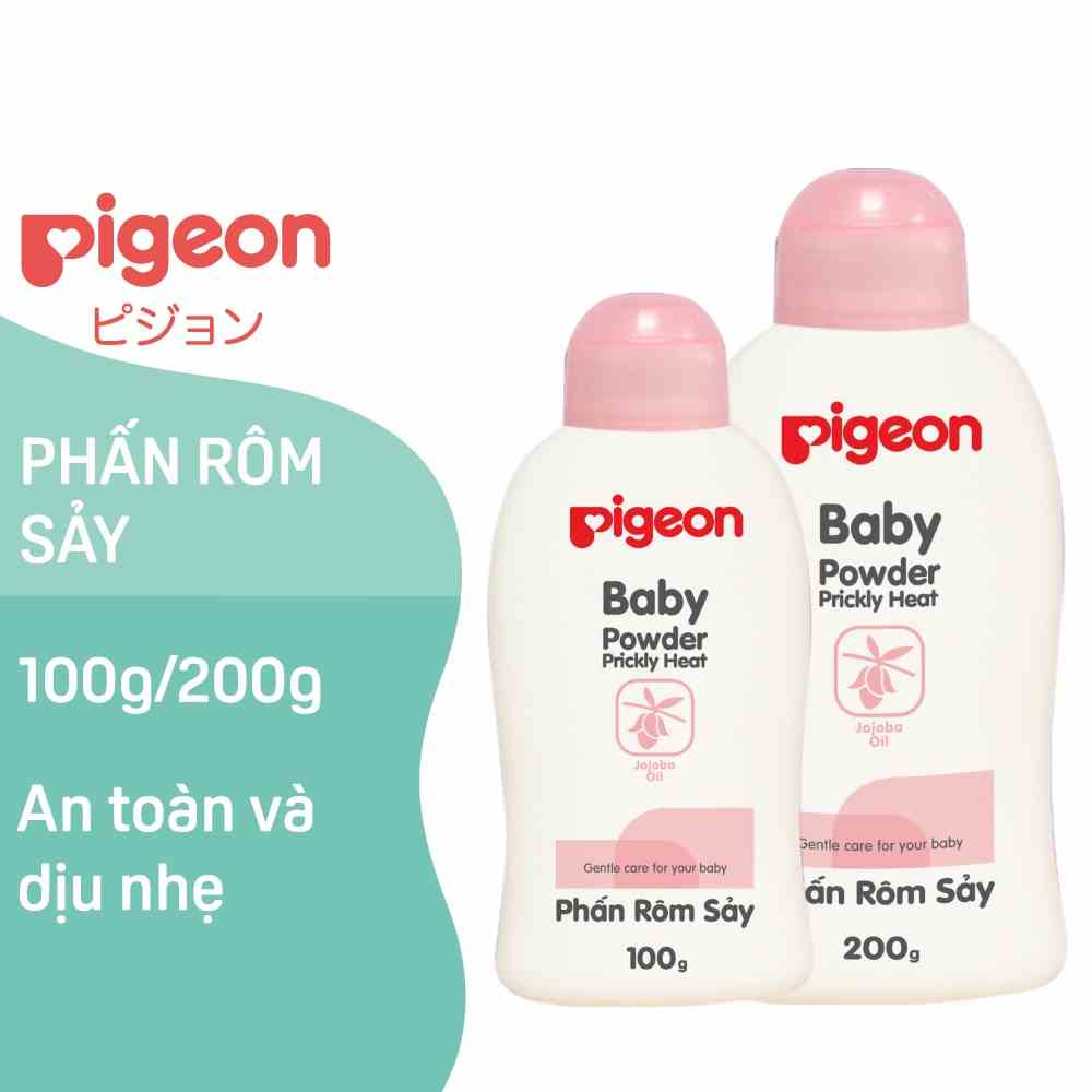 Phấn Rôm Sảy Pigeon Nắp Màu 100g/200g