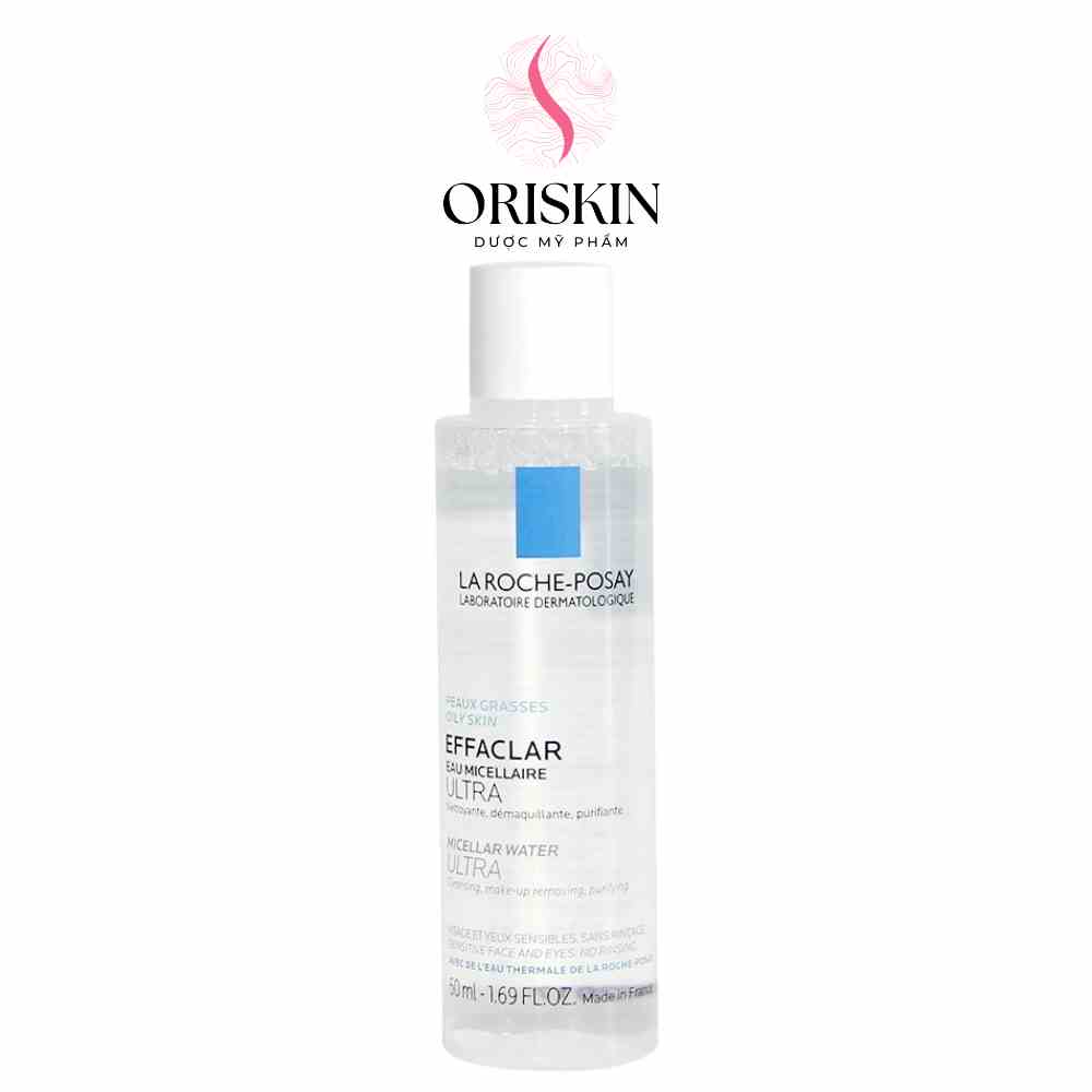 Minisize Nước Tẩy Trang Cho Da Dầu Nhạy Cảm La Roche-Posay Micellar Water Ultra Oily Skin 50ml