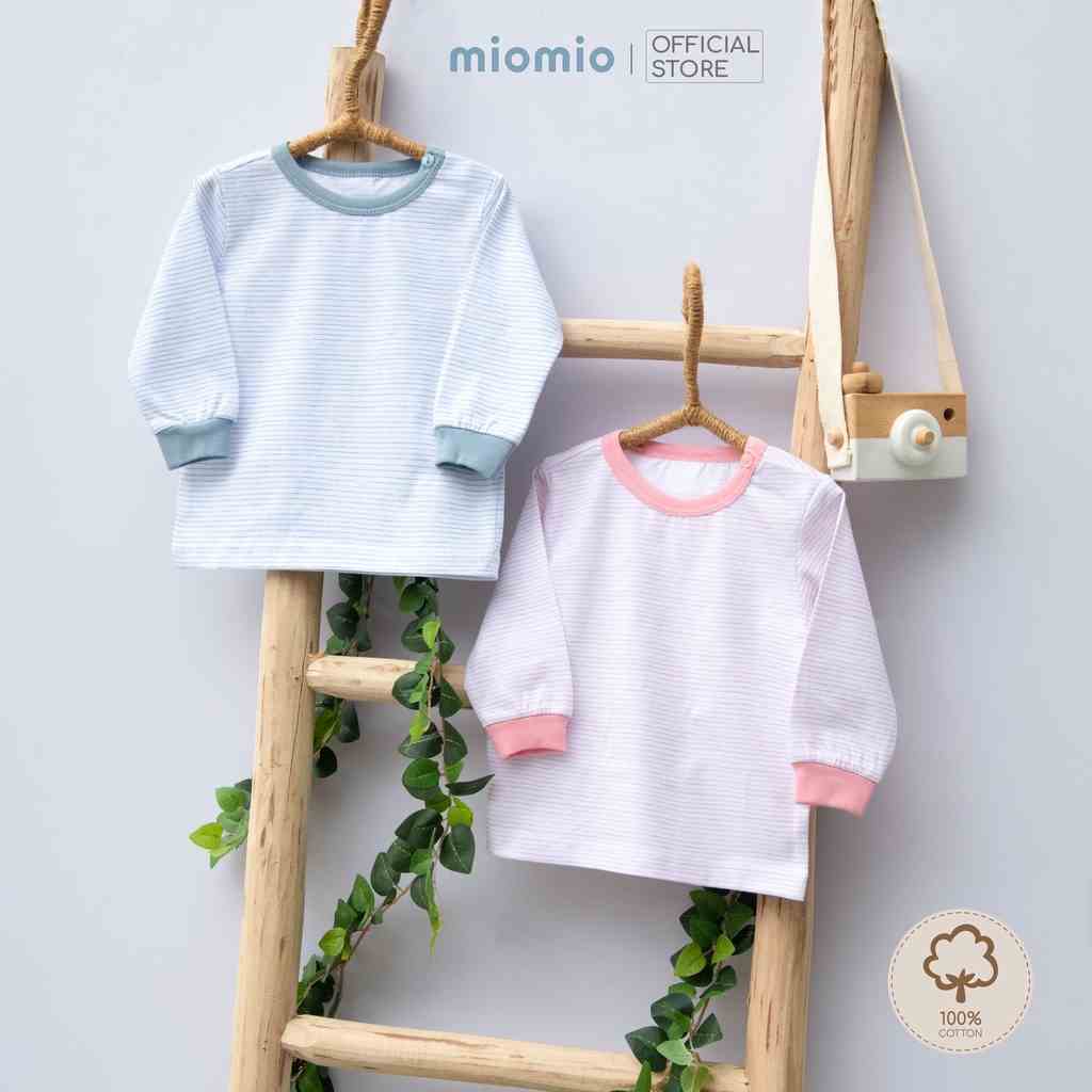 [Mã BMLT30 giảm đến 30K đơn 299K] Áo Sơ Sinh Dài Tay, Nút Vai MIOMIO - Cho Bé Trai, Bé Gái (Từ 3-24M), Vải Cotton