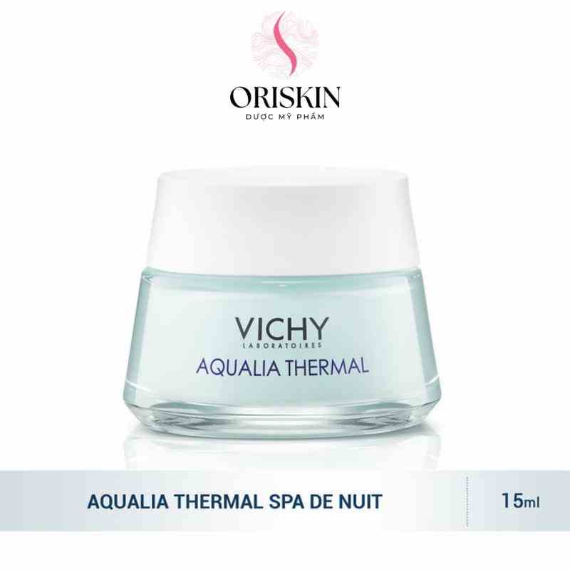 Minisize Vichy Mặt Nạ Ngủ Dưỡng Ẩm Giúp Làm Sáng Da Vichy Aqualia Thermal Night Spa 15ml