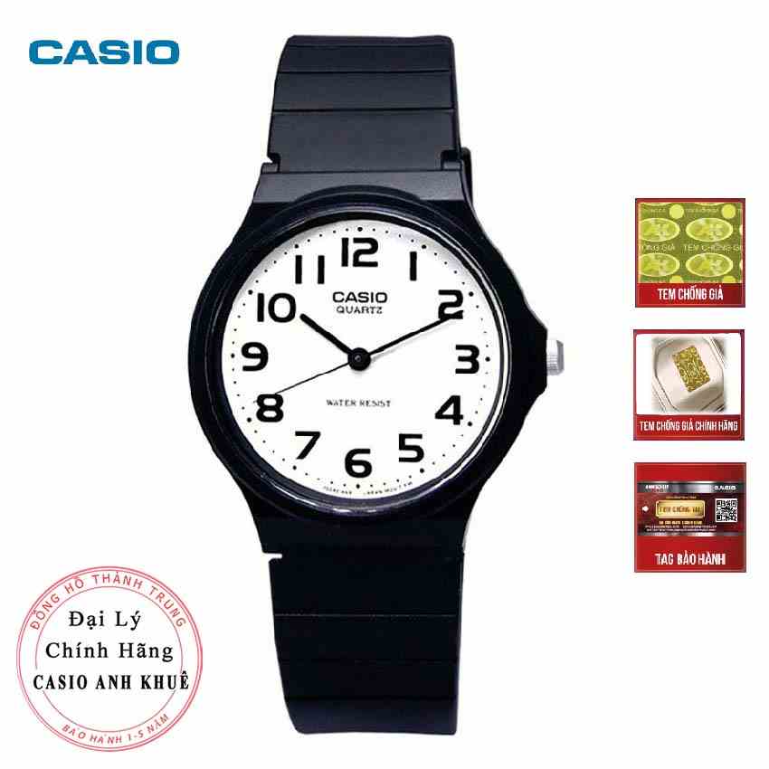 [Mã BMLTB200 giảm đến 100K đơn 499K] Đồng hồ Unisex Casio MQ-24-7B2LDF dây nhựa