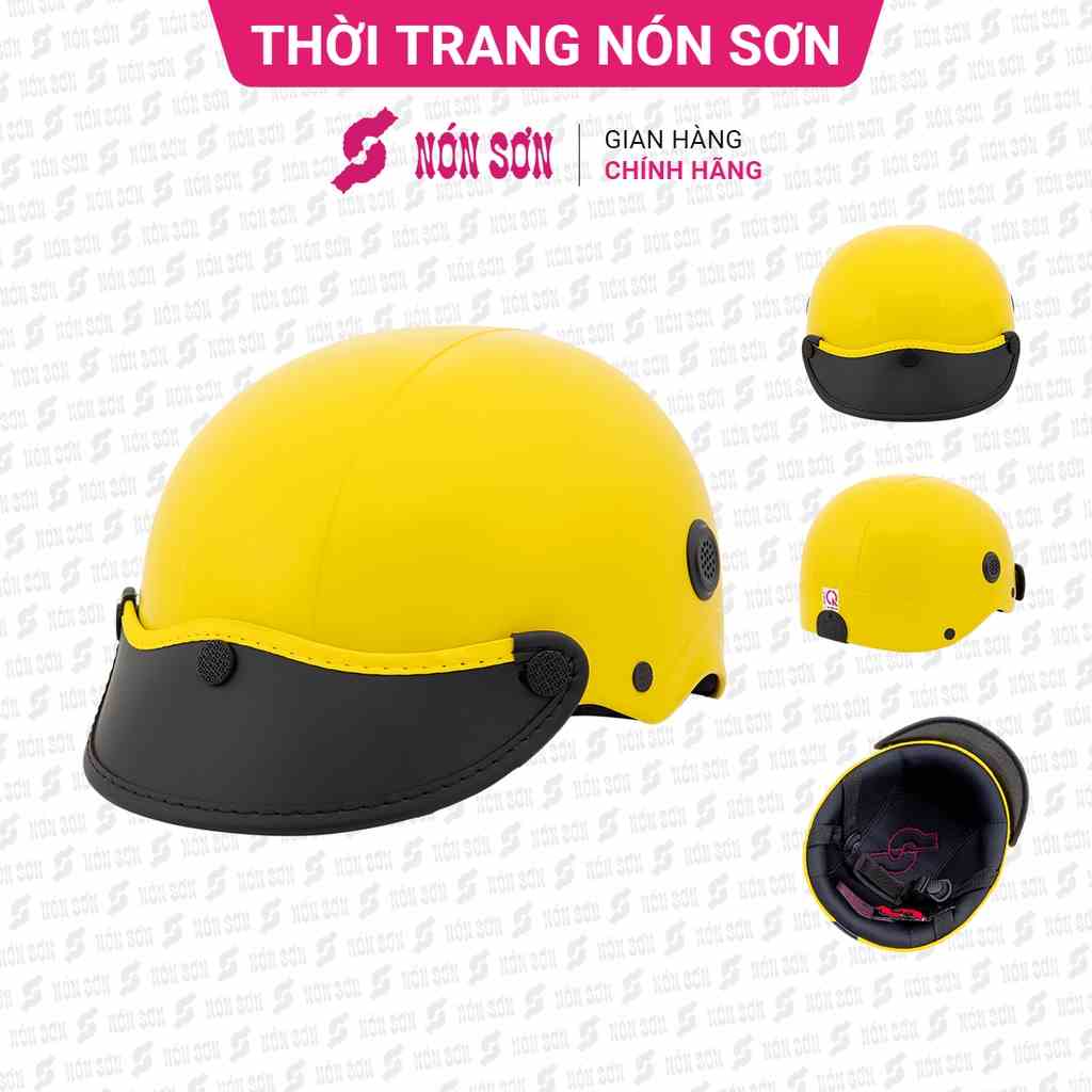 Mũ bảo hiểm nửa đầu lỗ thông gió chính hãng NÓN SƠN VÀNG-TG-VG-201