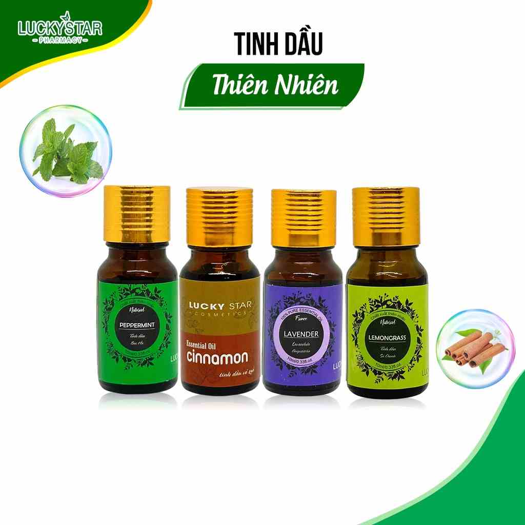 [Mã BMLTA35 giảm đến 35K đơn 99K] Tinh Dầu Xông Phòng Lucky Star Tặng Quà Treo Xe 10ml