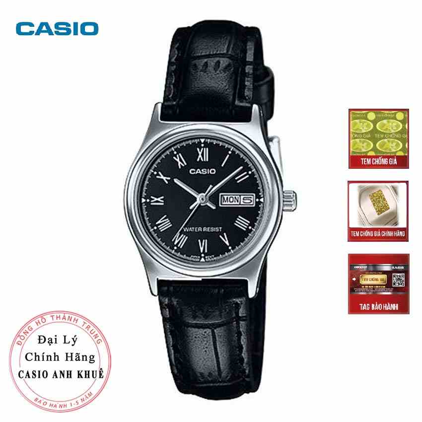 Đồng hồ nữ Casio LTP-V006L-1BUDF dây da