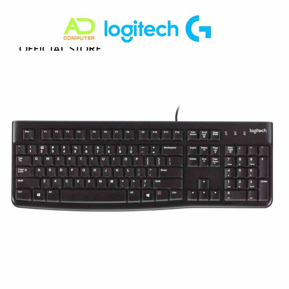 [Mã BMLTB35 giảm đến 35K đơn 99K] Bàn phím có dây Logitech K120 chuyên văn phòng bảo hành 3 năm lỗi đổi mới