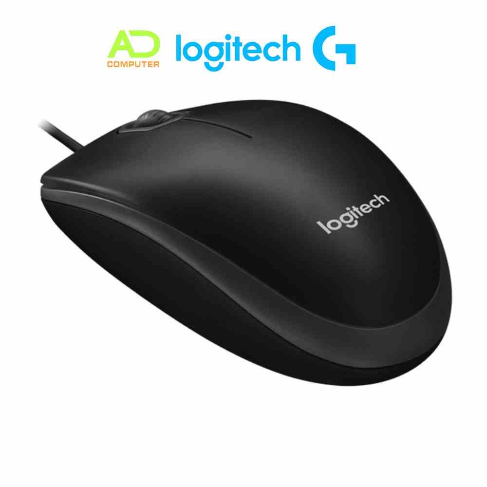 [Mã BMLTB35 giảm đến 35K đơn 99K] Chuột dây Logitech B100 (Đen)