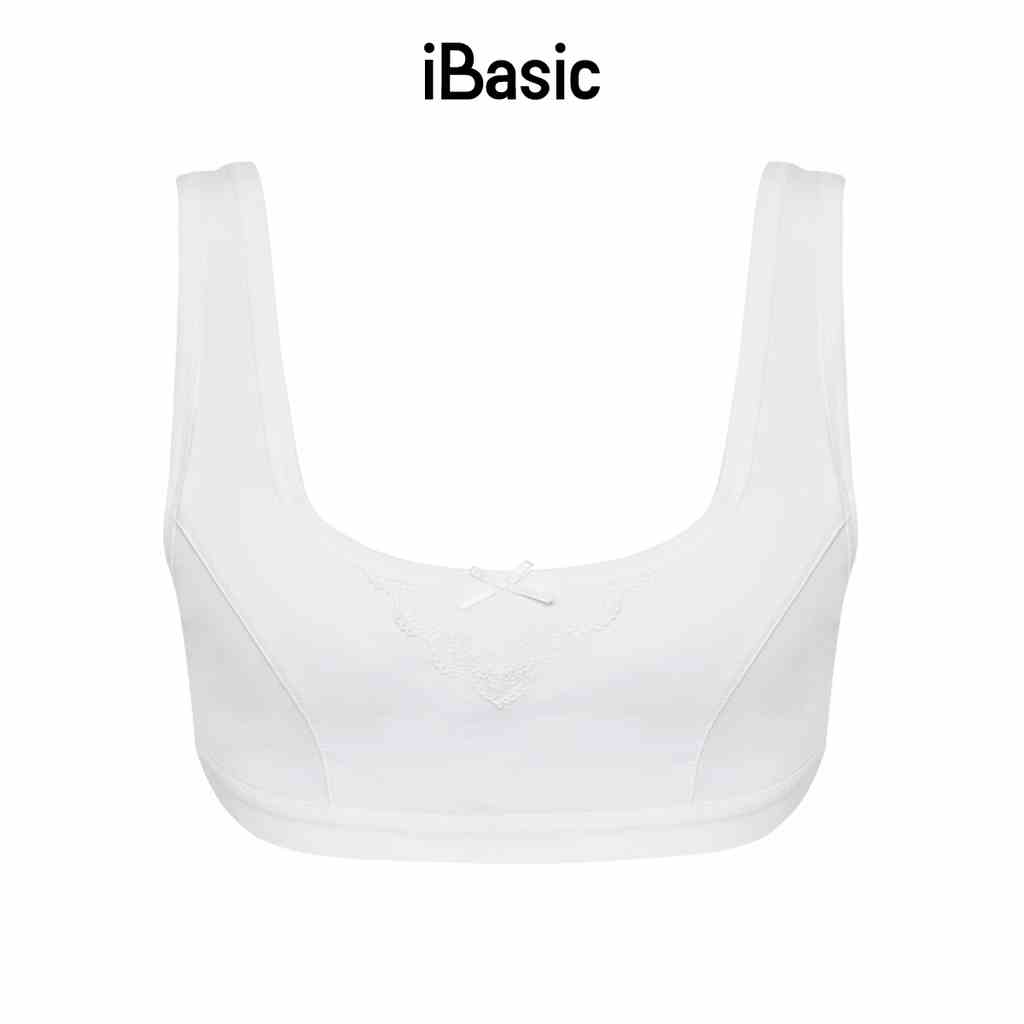 Áo ngực học sinh cotton tròng cổ iBasic BRAT003