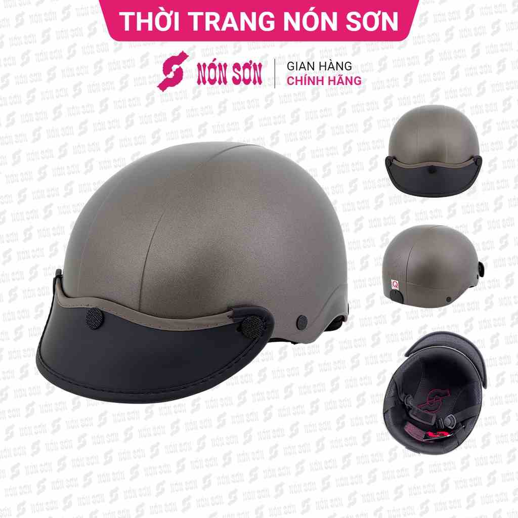 Mũ bảo hiểm nửa đầu trơn chính hãng NÓN SƠN TN-XM-151