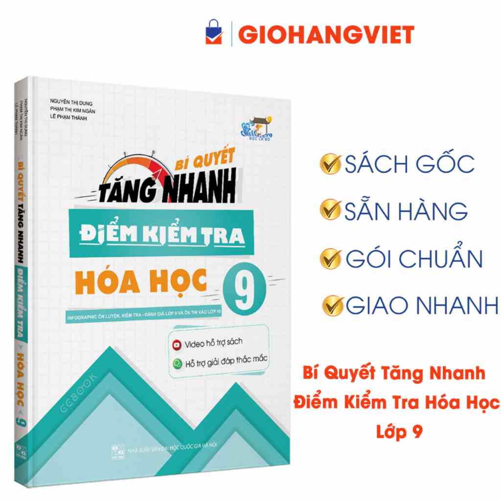 Sách - Bí Quyết Tăng Nhanh Điểm Kiểm Tra Hóa Học Lớp 9