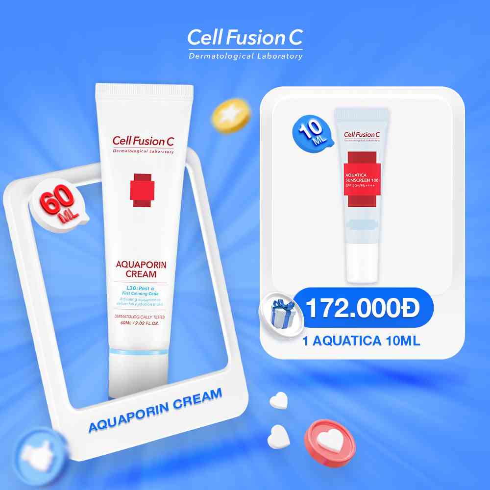 Kem Dưỡng Cấp Ẩm Và Làm Dịu Da Cell Fusion C Aquaporin Cream