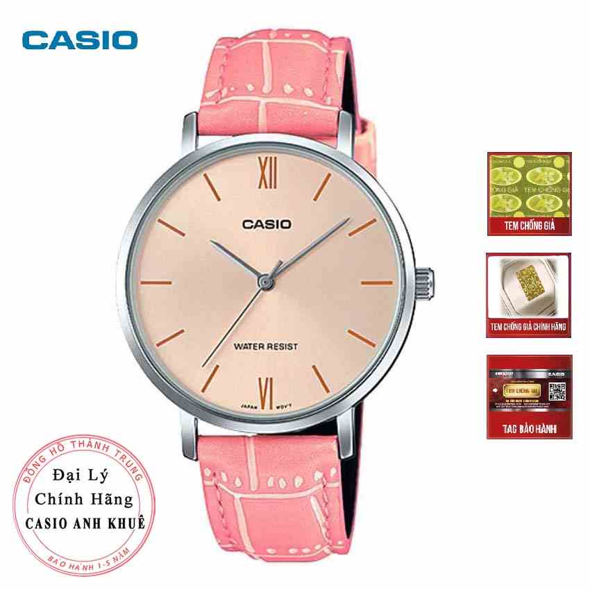 Đồng hồ nữ Casio LTP-VT01L-4BUDF dây da