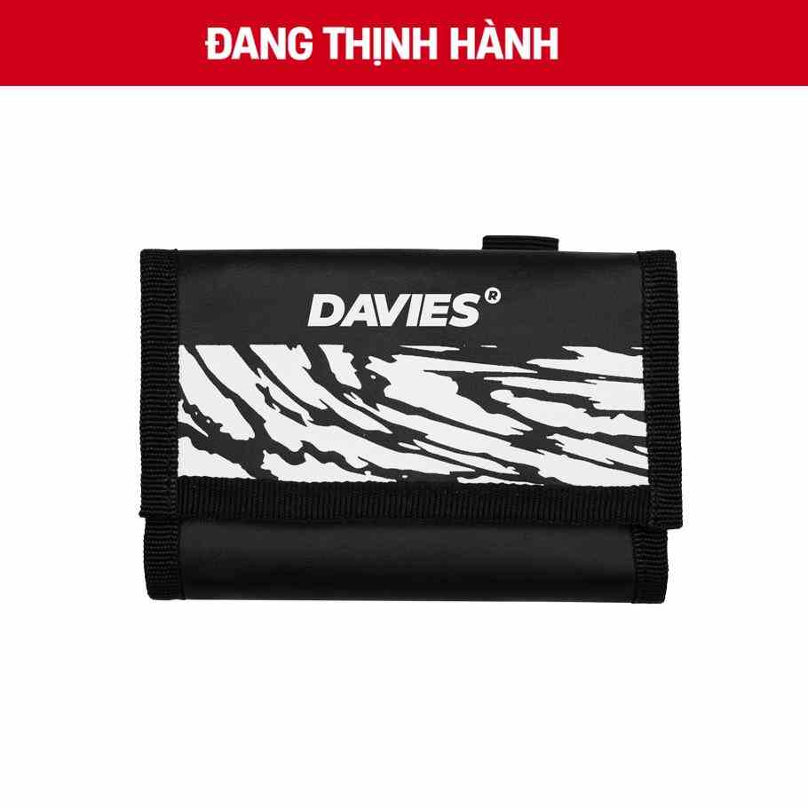 Ví da nam cầm tay nam nữ màu đen weapon wallet local brand đẹp Davies |D-V07