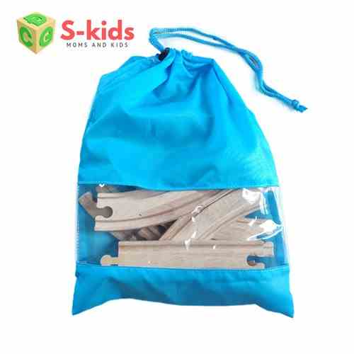 Đồ Chơi Gỗ S-kids, Túi Rút Vải dù đựng đồ chơi